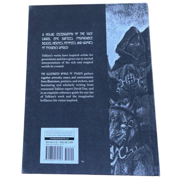 Illustrated World of Tolkien Hardcover Book David Day Lord Of The Rings NEW - Picture 3 of 3